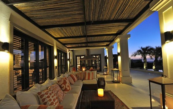 tropical outdoor furniture with Caribbean influences