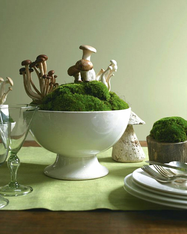 woodland centerpiece