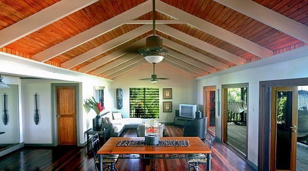 Beach villa with South Pacific influences