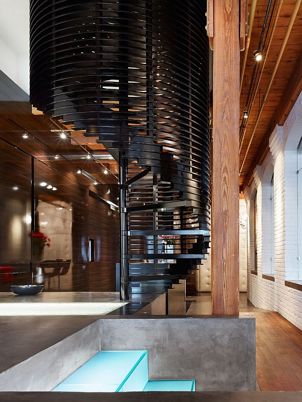 Candy Factory Lofts Penthouse - fancy staircase