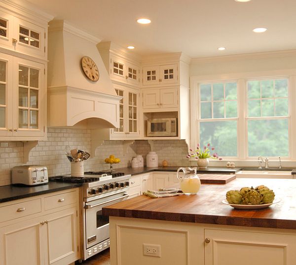 Cherry butcher block countertop