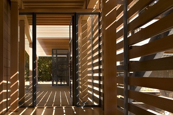 Creekside Residence 6 wooden shades