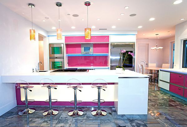 Luxury-kitchen-with-pink-purple-and-white-design