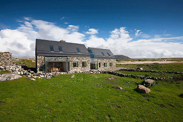 Modern Stone Hut - contemporary cottage design