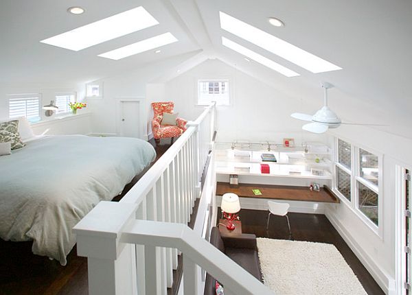 White decorated guest room