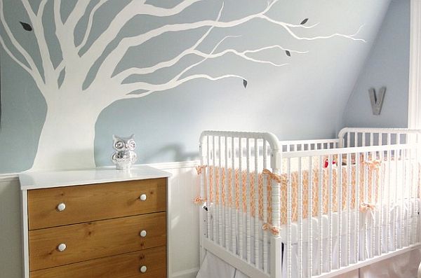 bright baby room design