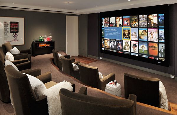 cinema-like media room design