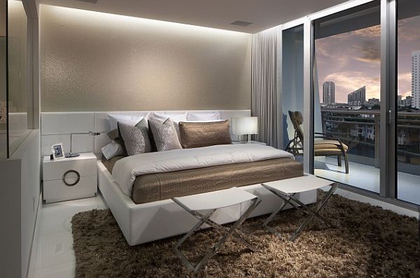 comfy penthouse bedroom design