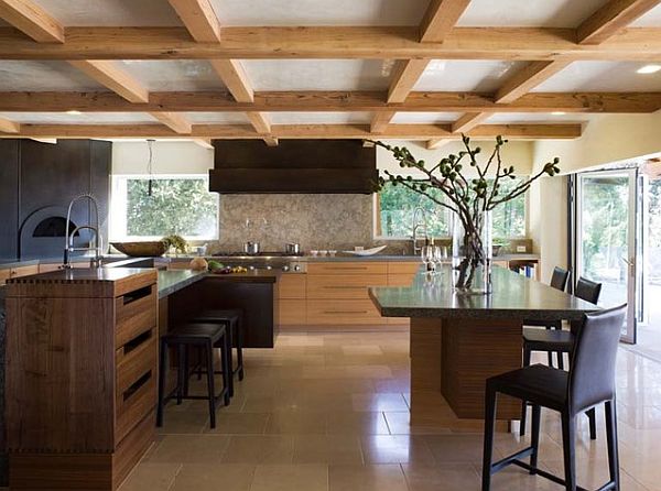 exposed-beams-low-ceiling-kitchen