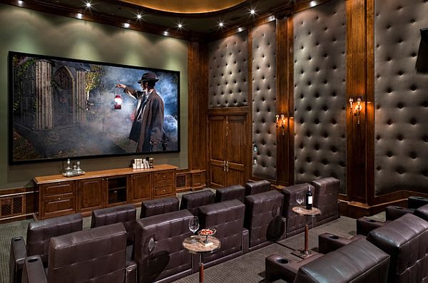 great movie room with lounge feel