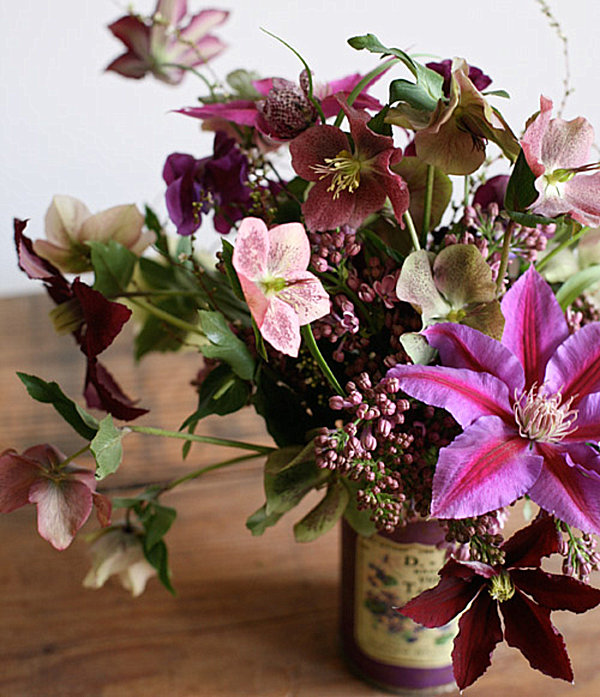 hellebores floral arrangement