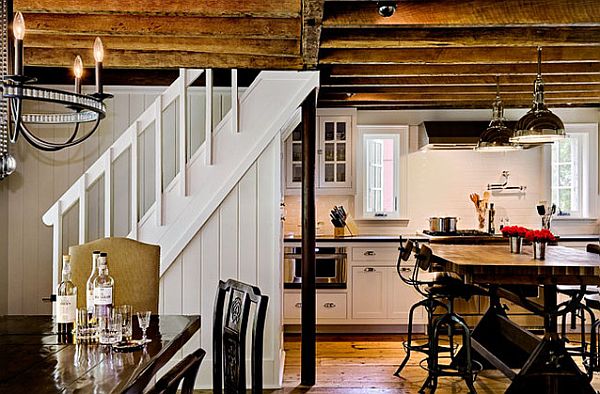 Decorating Ideas For Homes With Low, Wooden Beams On Low Ceiling