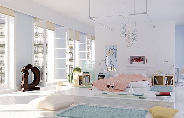 minimalist-white-penthouse-bedroom