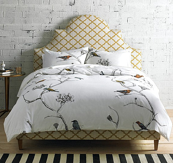 Modern Bird Bedding Creature Features Animal Themed Decor Decoist   Modern Bird Bedding 