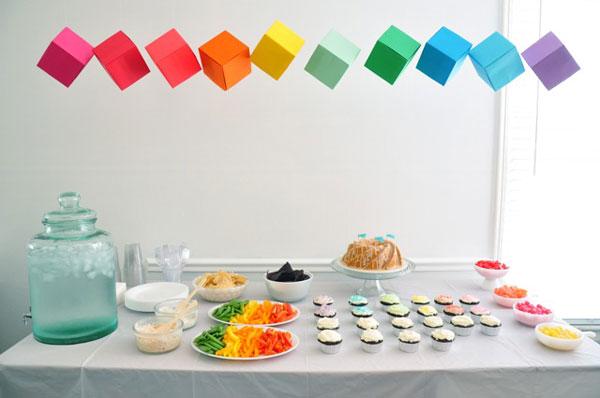 modern-rainbow-party-table