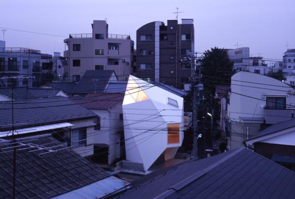 modern tokyo house reflection of mineral