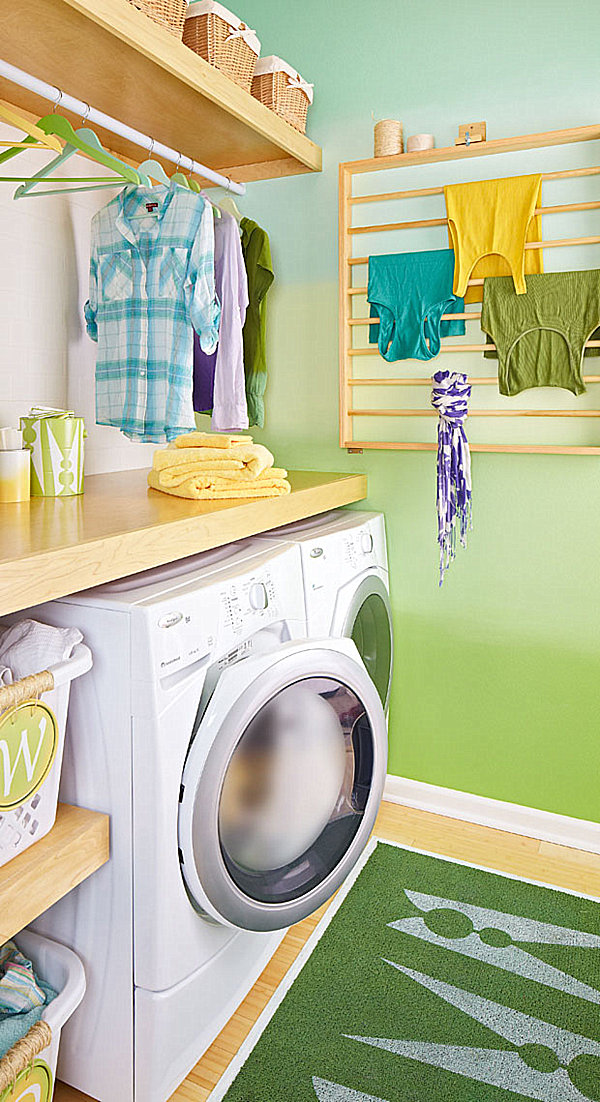 ombre laundry room