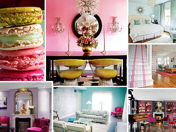 pastel colors interior decoration