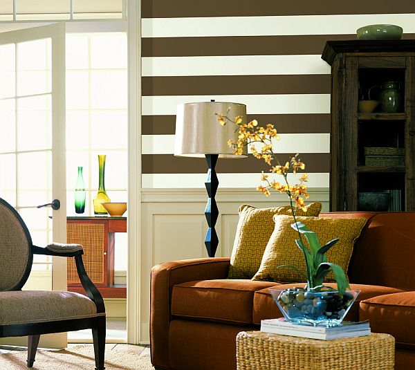 rooms design with stripes