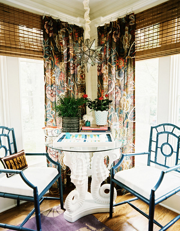 tropical dining room