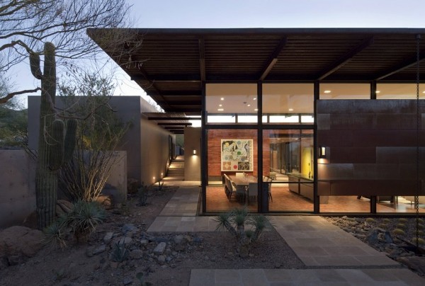 Brown Residence - glass living room