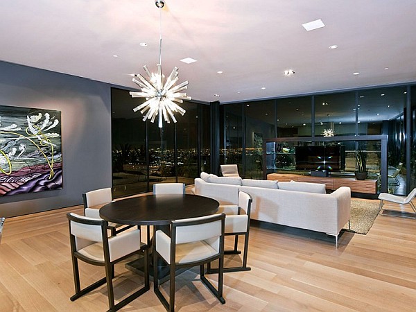 Contemporary-Home-in-California-luxury-dining-area