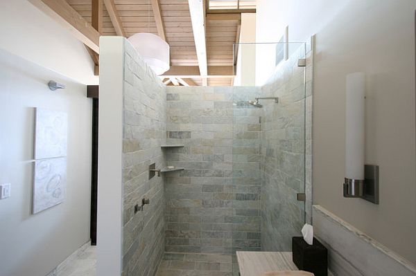 Master bathroom shower box