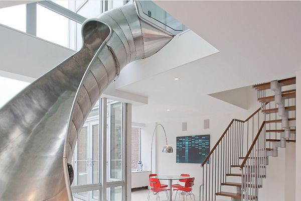 Slide instead of staircase