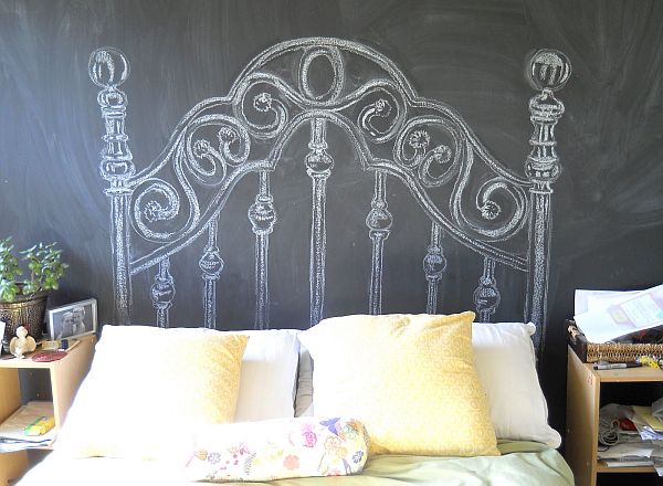 chalkboard headboard