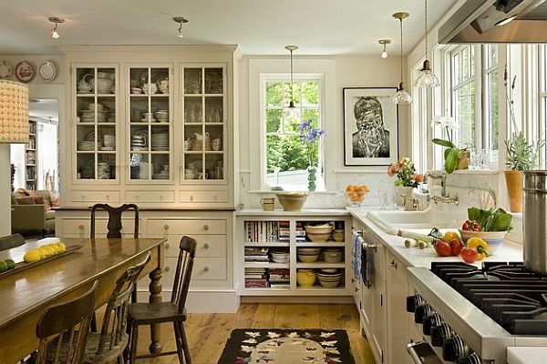 colorful traditional kitchen