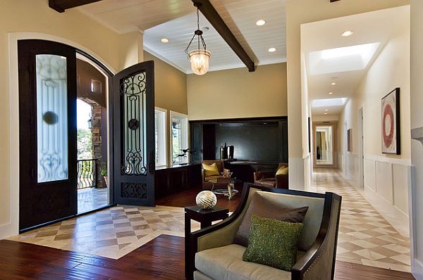 An elegant entryway design idea that will surely welcome everyone