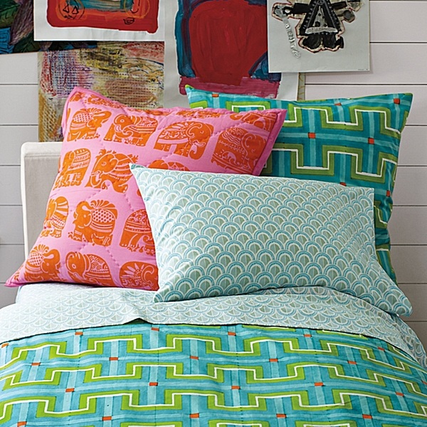 geometric-green-and-blue-teen-bedding