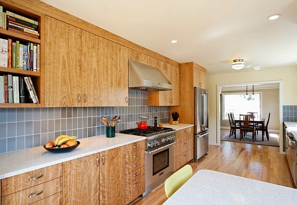 kitchen recycled glass countertops