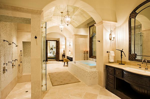 mediterranean inspired bathroom design