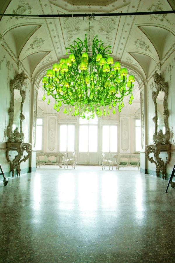 neon-green-chandelier