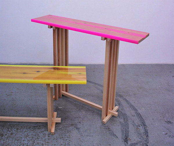 neon tables