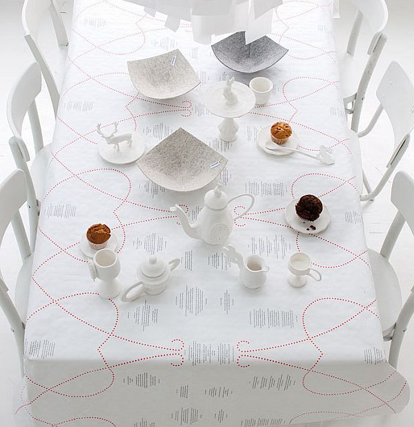 printed paper tablecloth