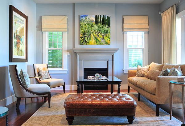 roman-blinds-on-windows-and-window-treatment-at-backyard-door