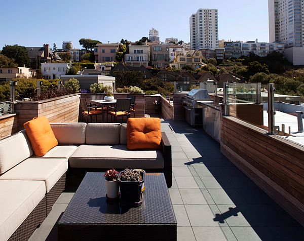 roof deck contemporary patio - san francisco