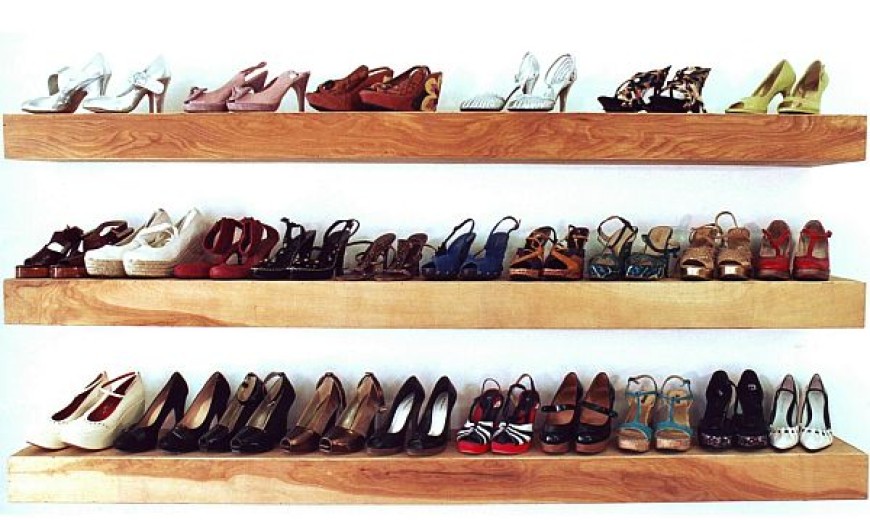 Diy Shoe Storage Ideas, Floating Shoe Shelves