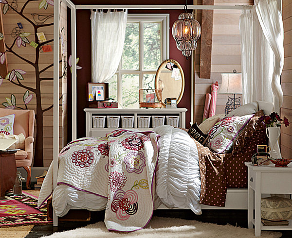 teen girls bedroom bohemian