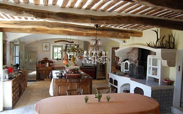 traditional french inspired kitchen