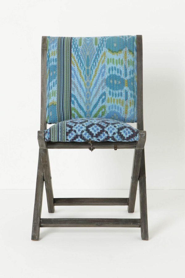 tribal turquoise chair