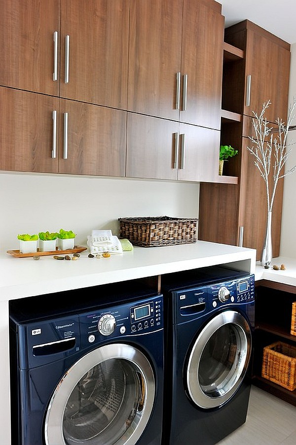 Beautiful, ultra-modern laundry room design