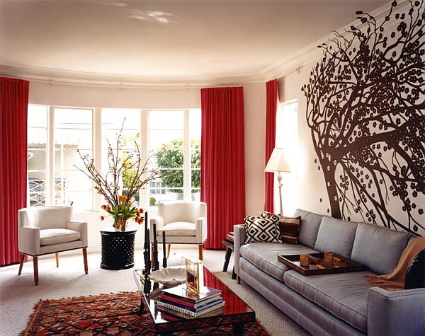 Decorating-with-cherry-floor-to-ceiling-curtains