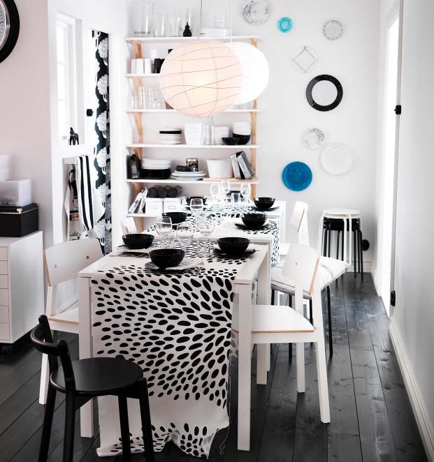 IKEA-2013-Catalog-Black-white-dining-room