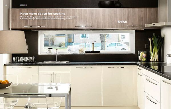 IKEA 2013 catalog - modern white kitchen furniture