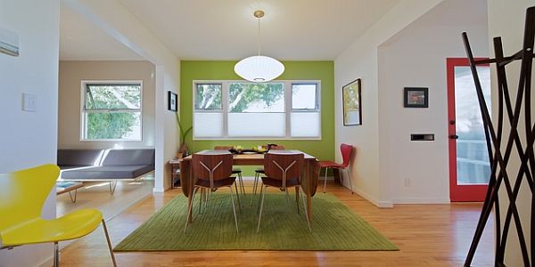 Lime-green-contrasting-wall-in-the-living-room