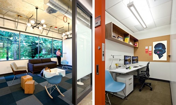 Microsoft Offices in Redmond: Future vision merges the casual & the ...