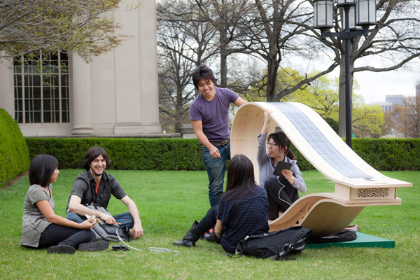 Solar Powered Sun Lounger to recharge your batteries